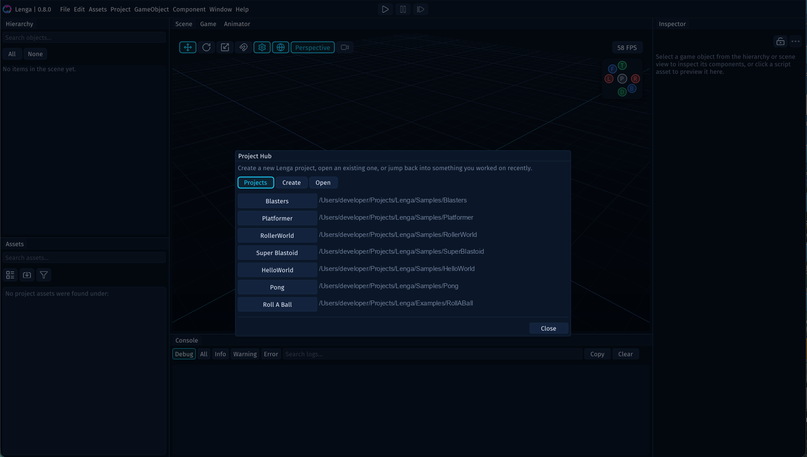 Project Hub overview